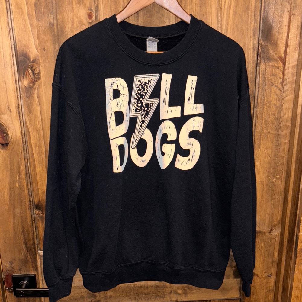 Black Bulldogs Graphic Sweatshirt